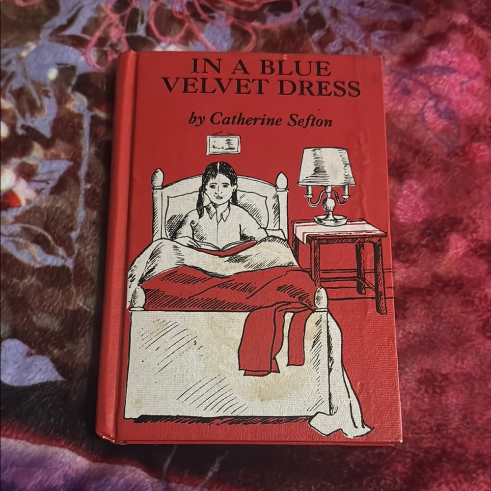 In a Blue Velvet Dress by Catherine Sefton - Red Hardcover